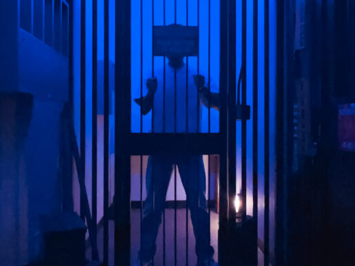 Player escaping in novus escape room OC forney